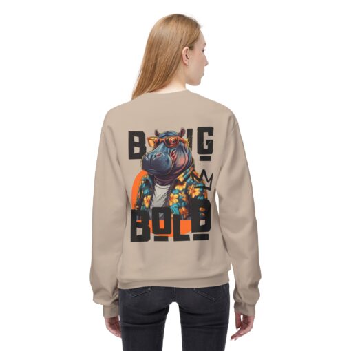 Big Bold Unisex Midweight Softstyle Fleece Crewneck Sweatshirt - Image 12