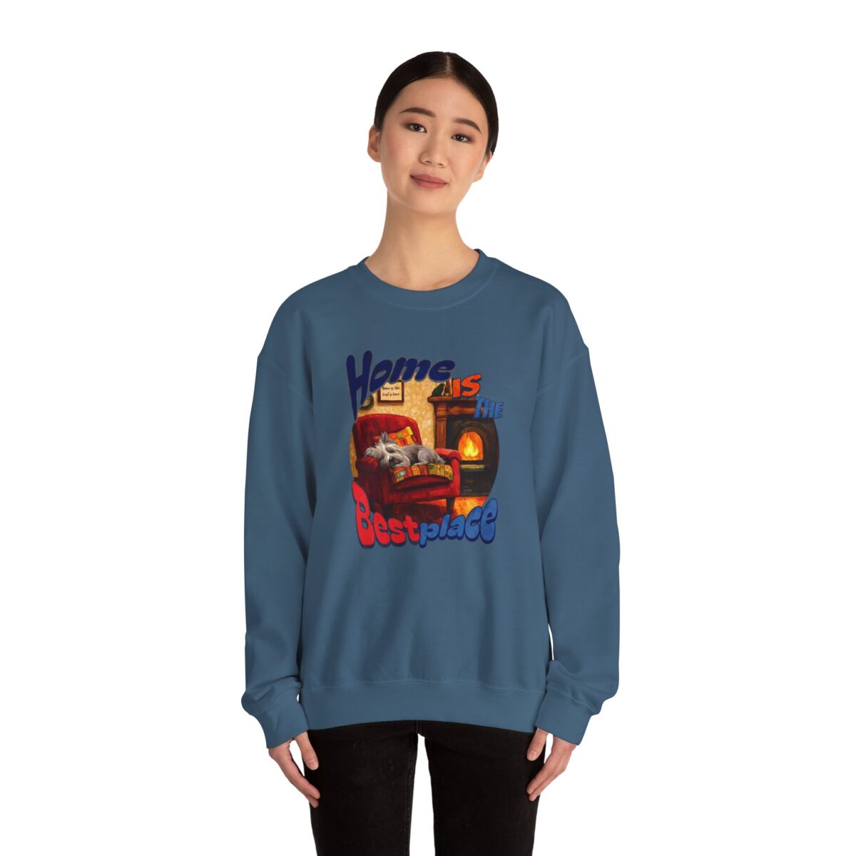 Home is the best place Unisex Heavy Blend™ Crewneck Sweatshirt - Image 28