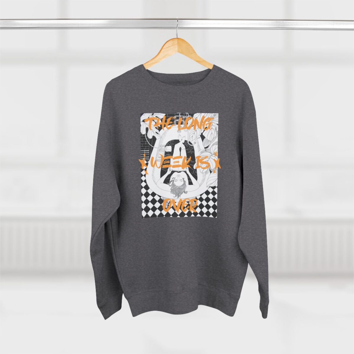 The Long week is over Unisex Crewneck Sweatshirt - Image 8