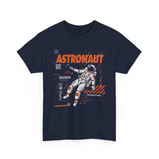Astronaut Unisex Heavy Cotton Tee - Image 11