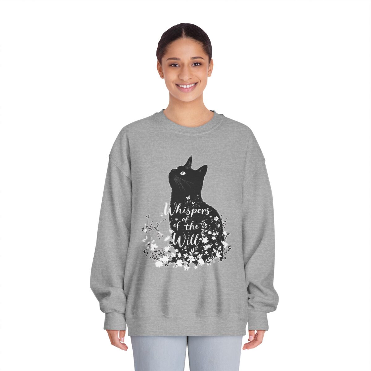 Whispers of the Wild Unisex DryBlend® Crewneck Sweatshirt - Image 3