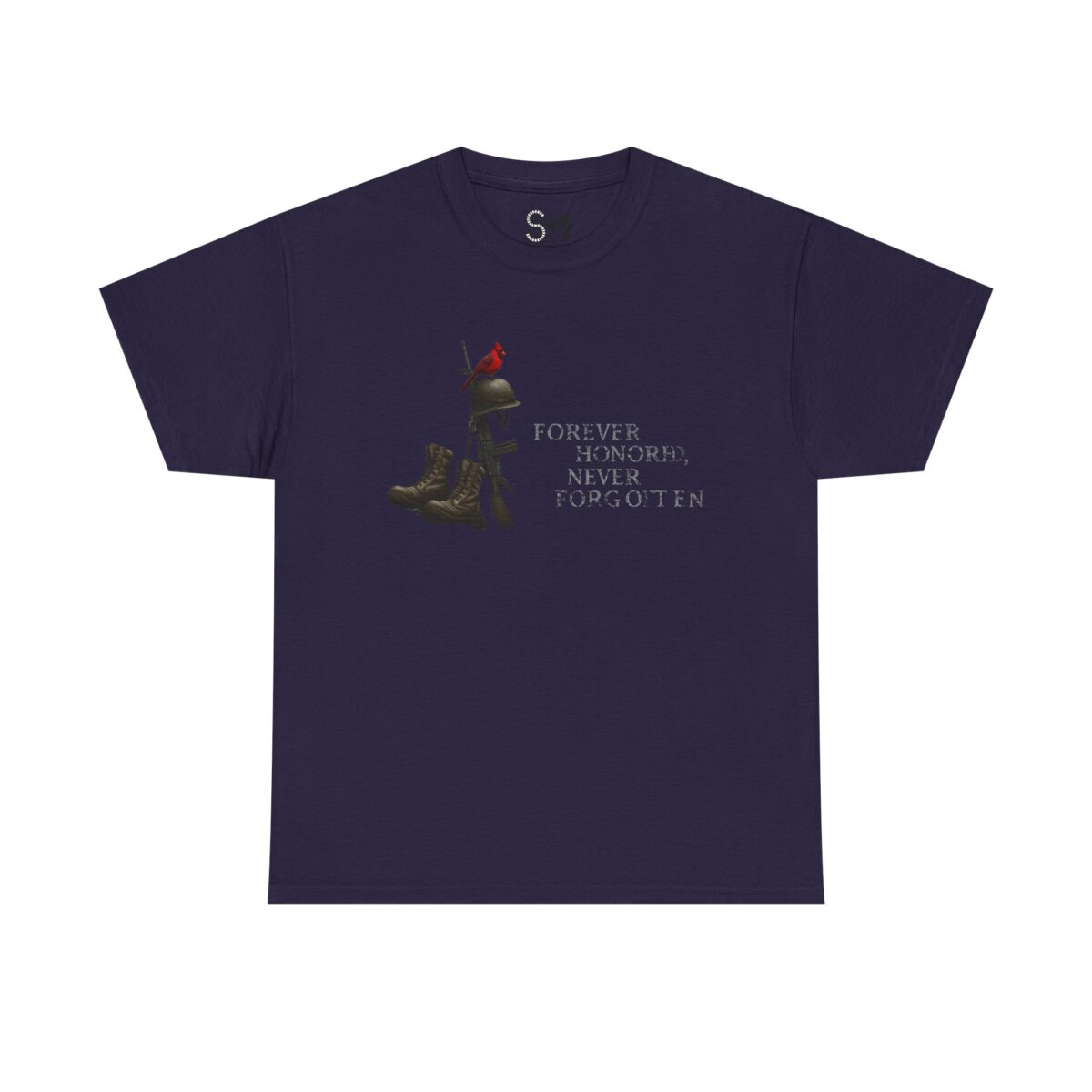 Forever honored, never forgotten Unisex Heavy Cotton Tee - Image 25