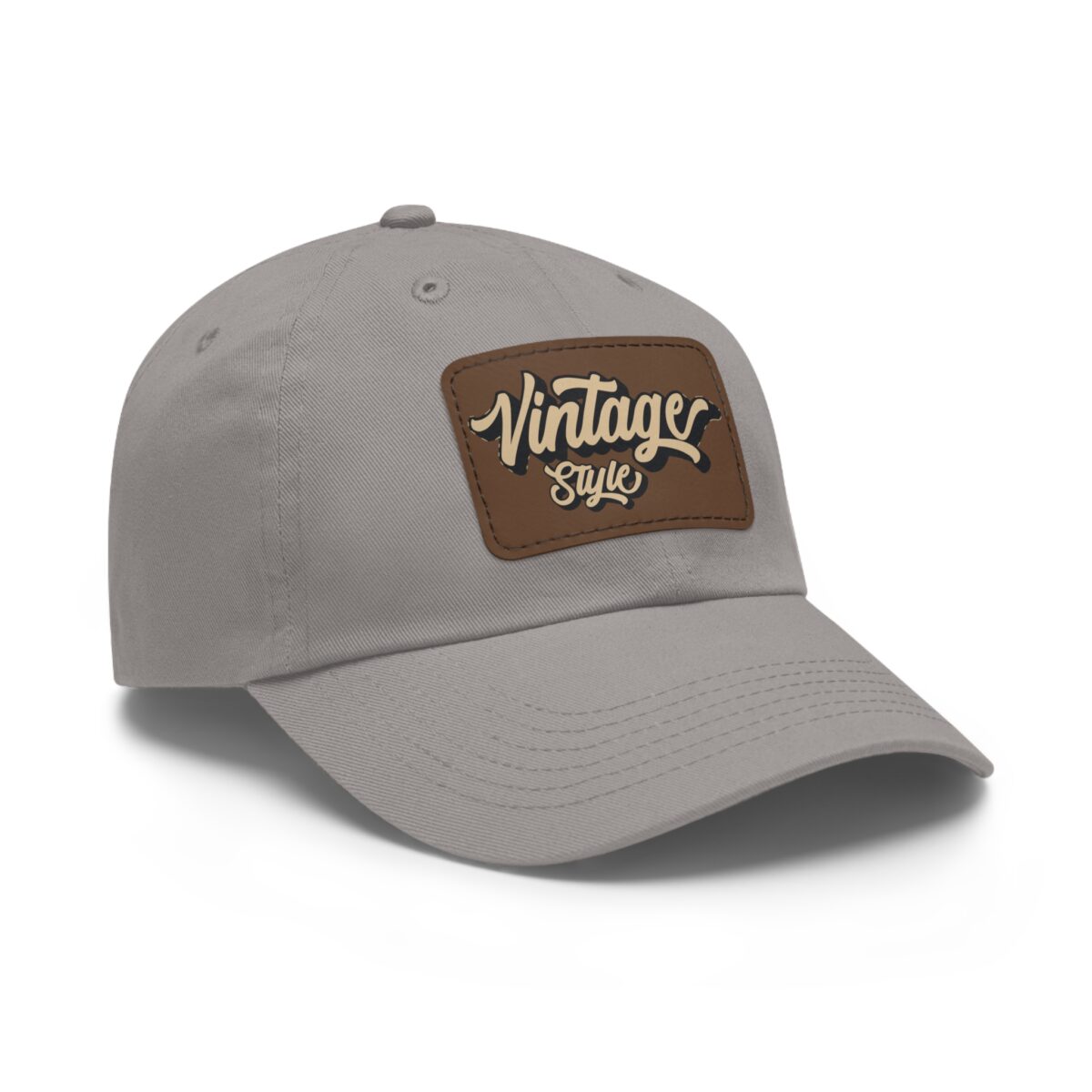 Vintage style Hat with Leather Patch (Rectangle) - Image 26