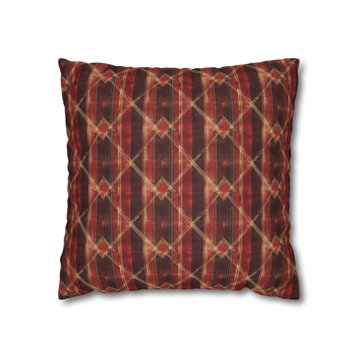 Sparkly red hues Faux Suede Square Pillowcase - Image 5