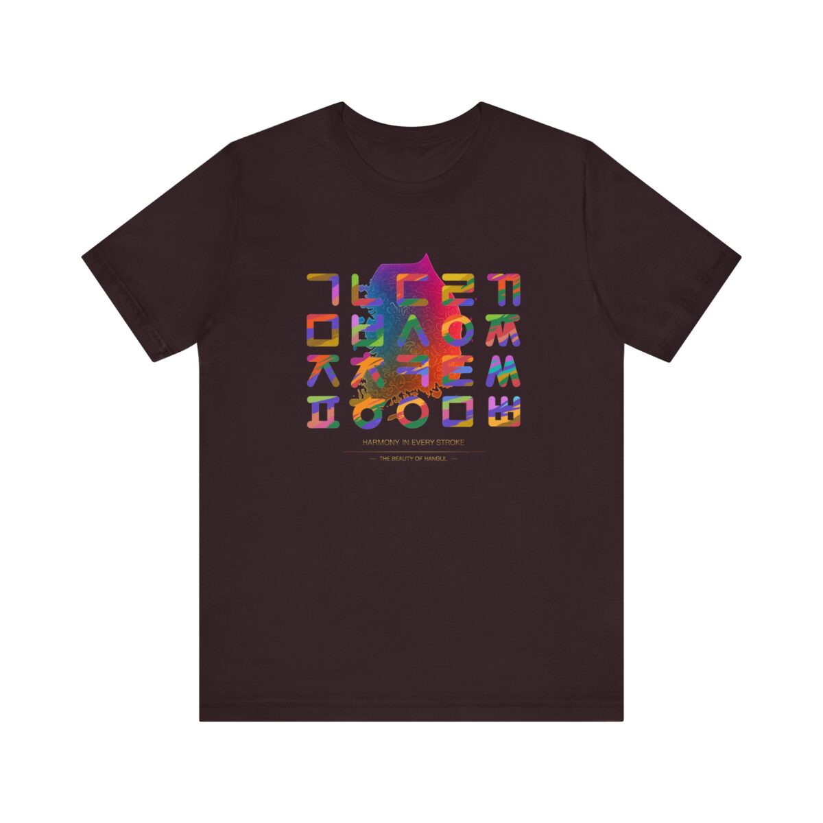 Korean Alphabet Unisex Jersey Short Sleeve Tee - Image 25