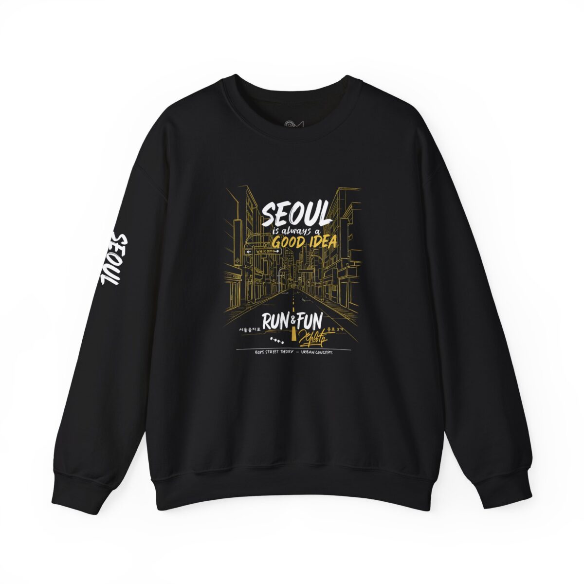 Seoul Good Idea Unisex Crewneck Sweatshirt - Perfect for Travel Enthusiasts