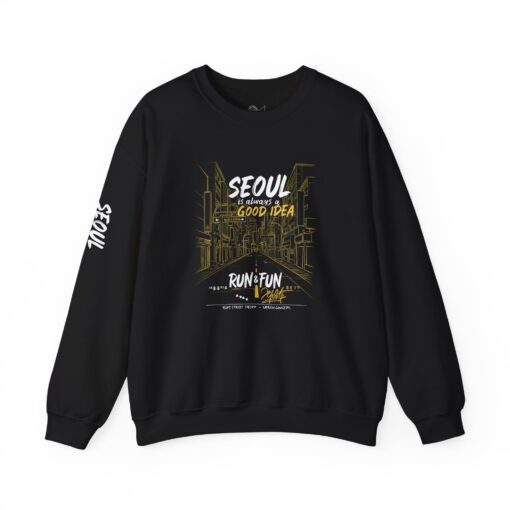 Seoul Good Idea Unisex Crewneck Sweatshirt - Perfect for Travel Enthusiasts