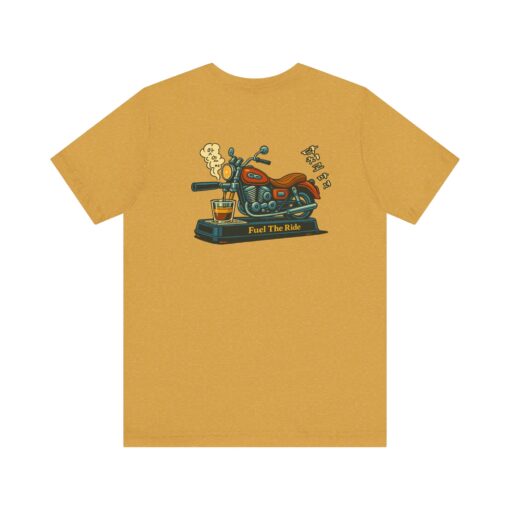 Fuel The Ride Unisex Tee - Vintage Motorcycle Graphic T-Shirt - Image 2