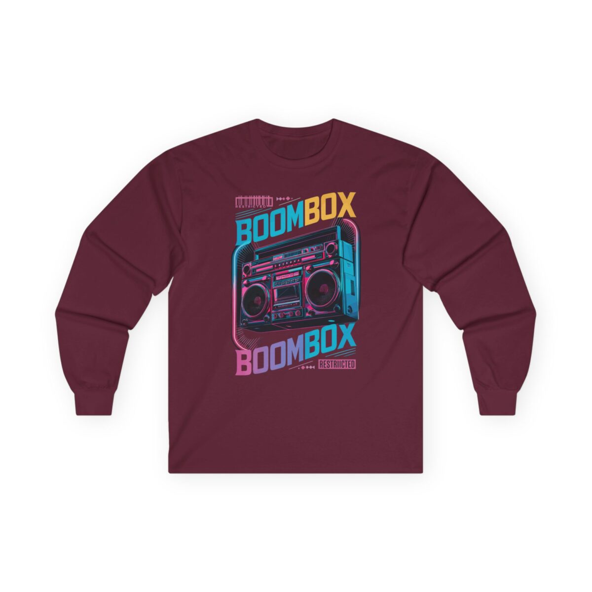 Boom box Unisex Ultra Cotton Long Sleeve Tee - Image 16