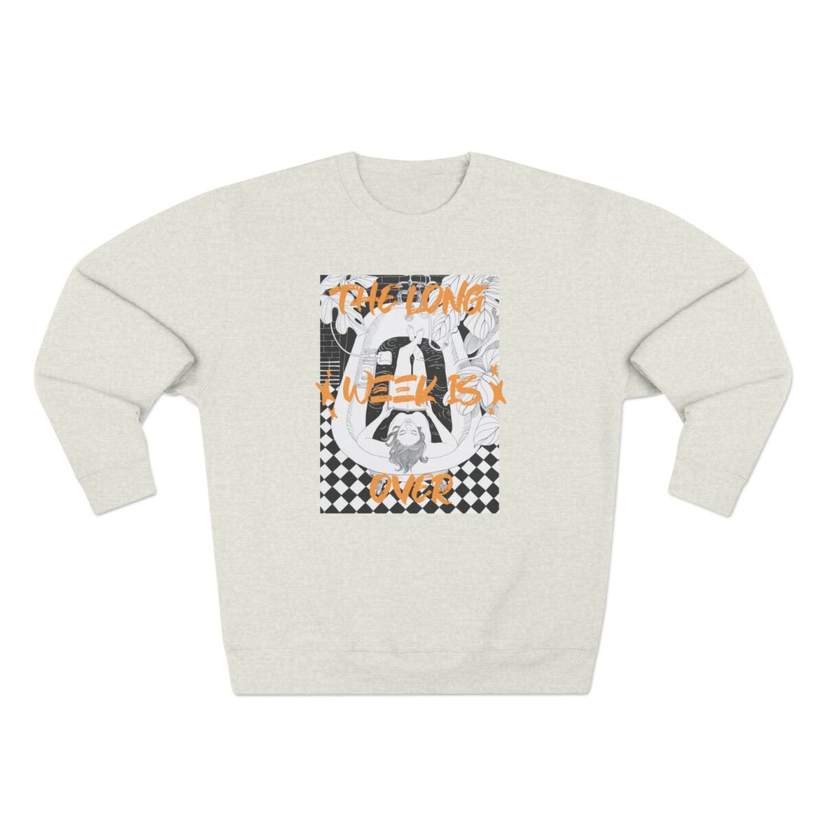 The Long week is over Unisex Crewneck Sweatshirt - Image 13