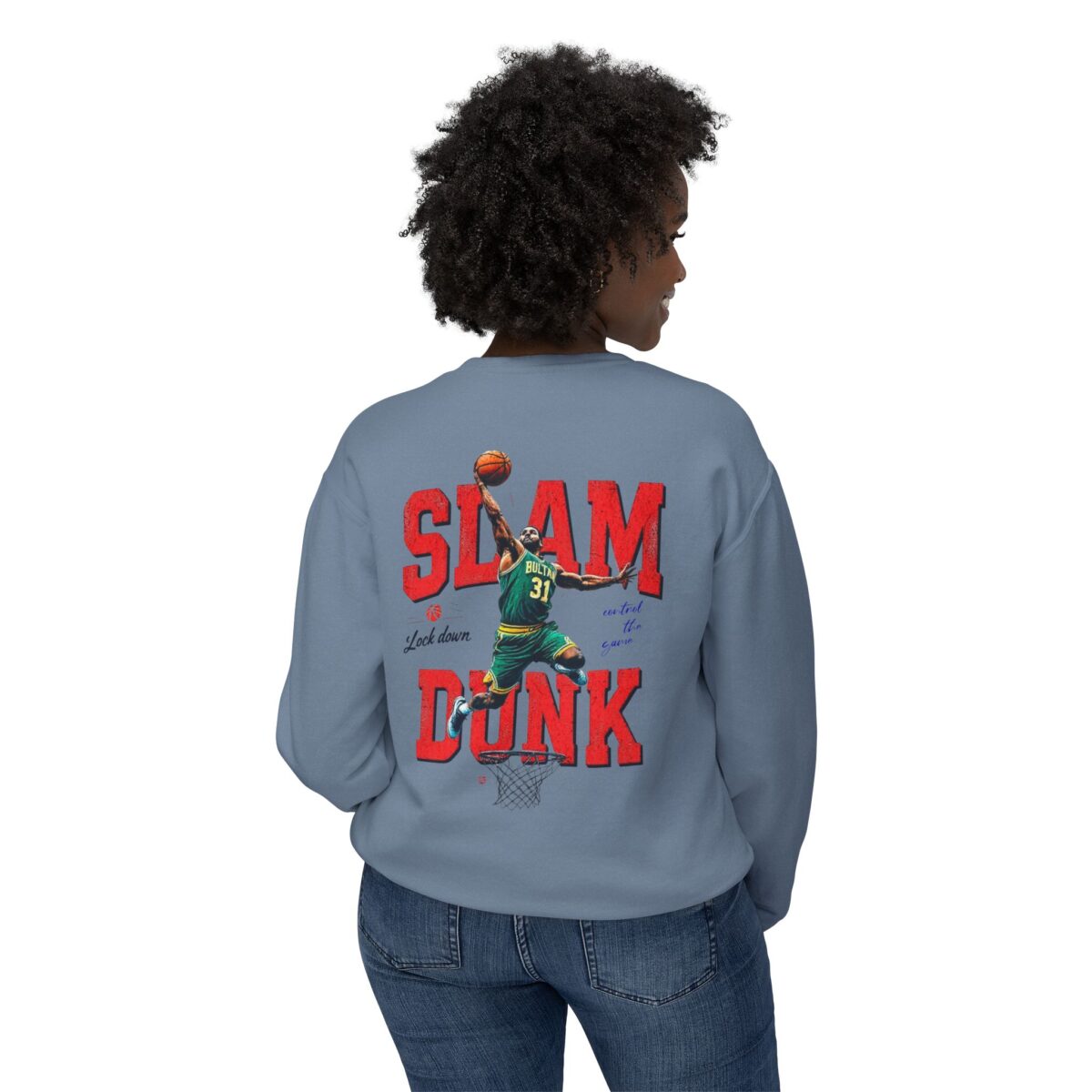 Slam Dunk Unisex Lightweight Crewneck Sweatshirt - Image 28
