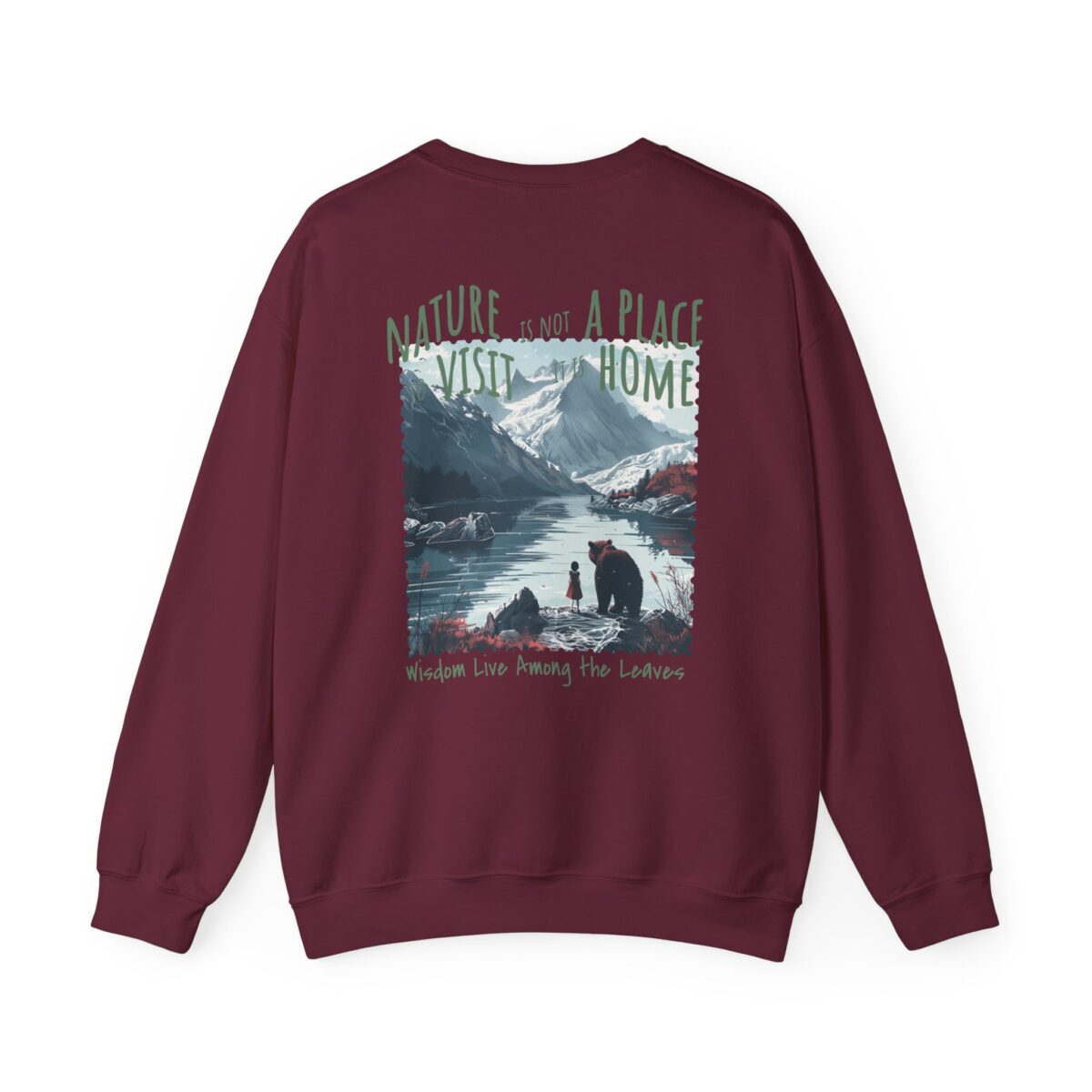 Nature is home Unisex Heavy Blend™ Crewneck Sweatshirt - Image 6