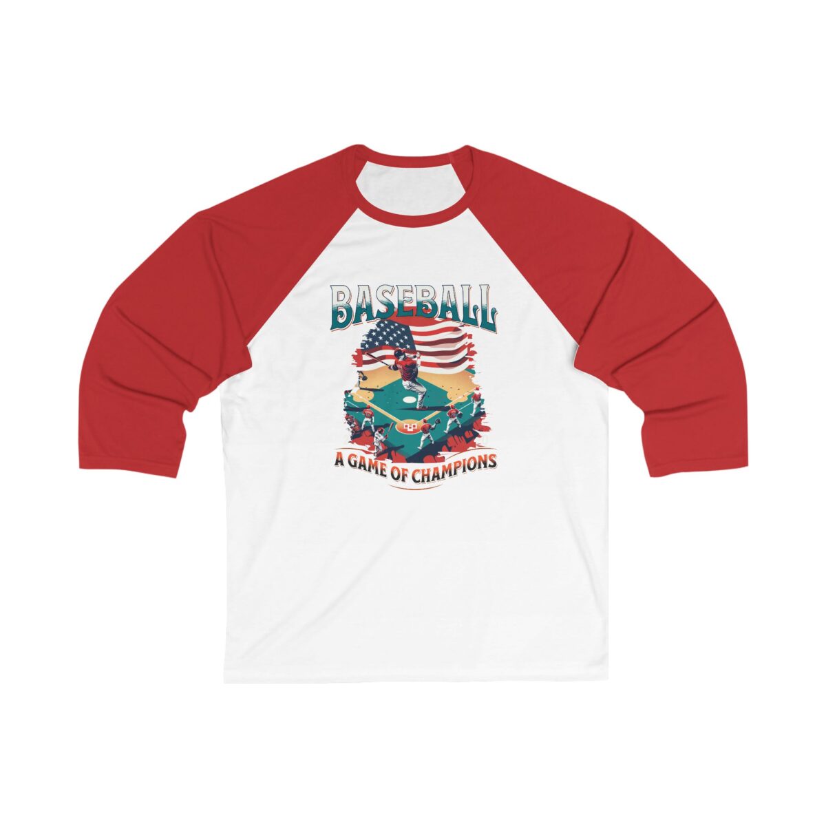 Game of Champion Unisex 34 Sleeve Baseball Tee - Image 7