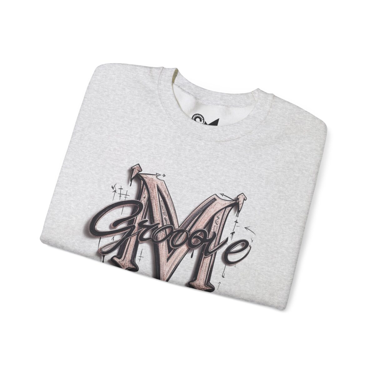 Crewneck Sweatshirt - Luxury Groove Lettering Design - Image 7