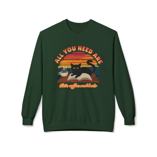 All you need are Unisex Midweight Softstyle Fleece Crewneck Sweatshirt - Image 21