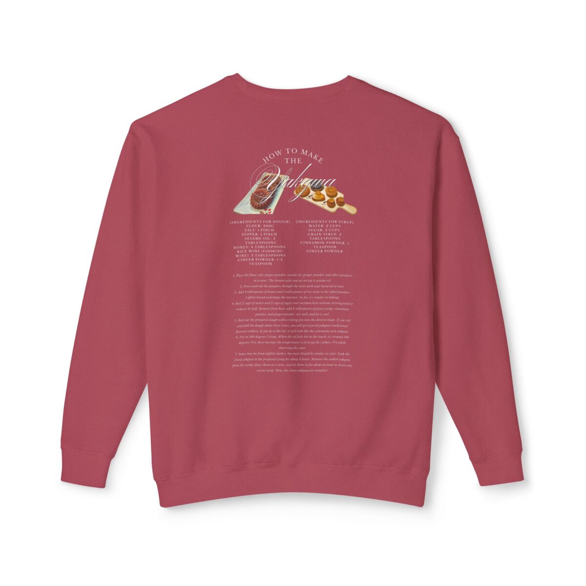 How to make Yakgwa Unisex Lightweight Crewneck Sweatshirt - Image 26