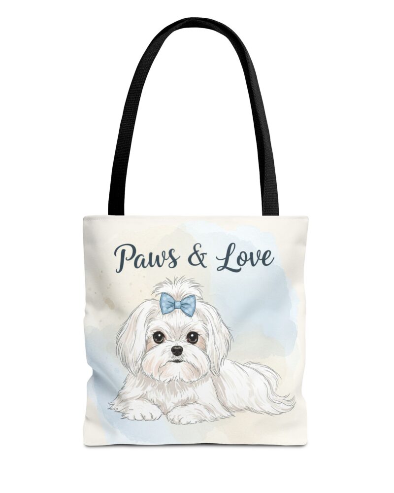 Paws & Love Dog Tote Bag - Cute Pet Lover's Carryall