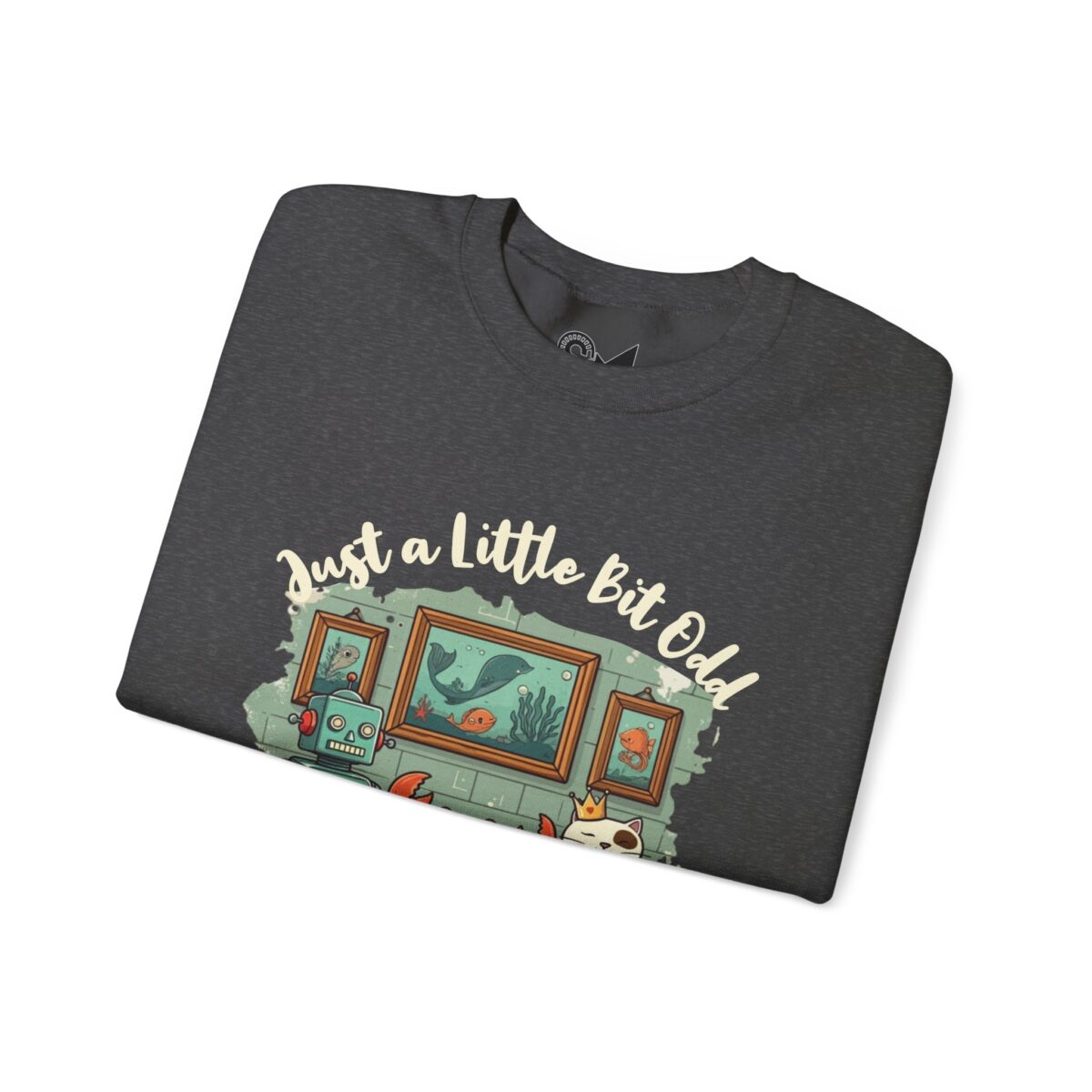 Just a little bit odd Unisex Heavy Blend™ Crewneck Sweatshirt - Image 23