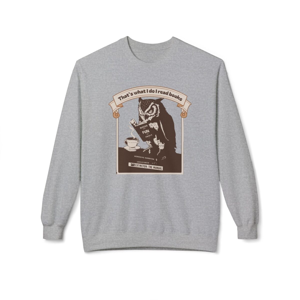 I read books Unisex Midweight Softstyle Fleece Crewneck Sweatshirt - Image 13