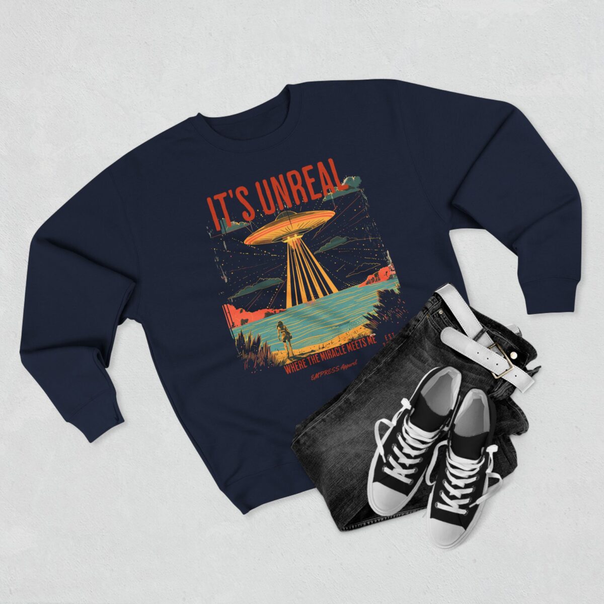 It's Unreal Unisex Crewneck Sweatshirt - Image 11