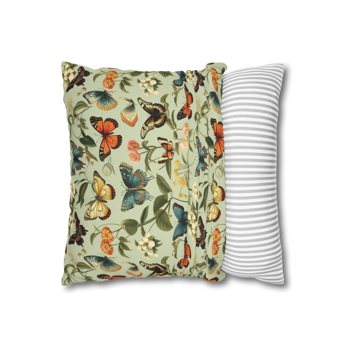 Butterfly Spun Polyester Square Pillowcase - Image 4