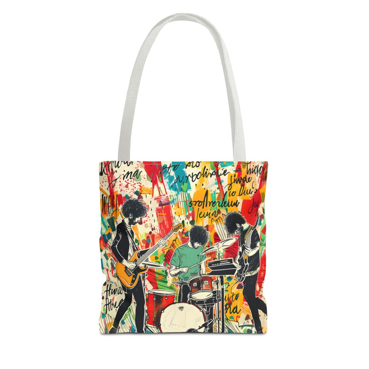 Rock Band Tote Bag (AOP) - Image 25