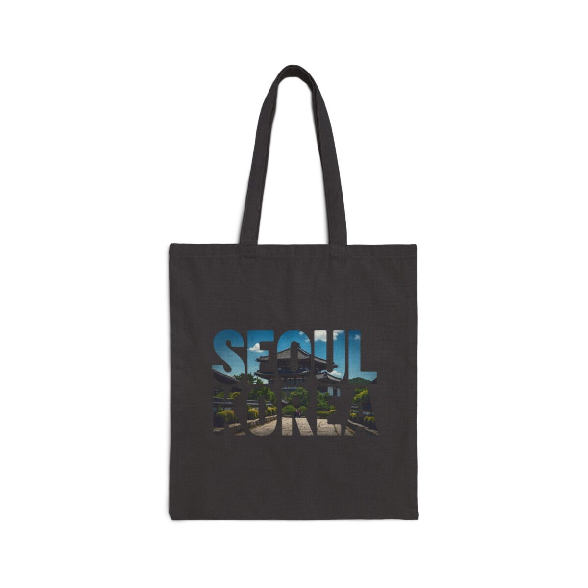SEOUL KOREA Cotton Canvas Tote Bag