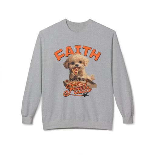 Faith never fails Unisex Midweight Softstyle Fleece Crewneck Sweatshirt - Image 13