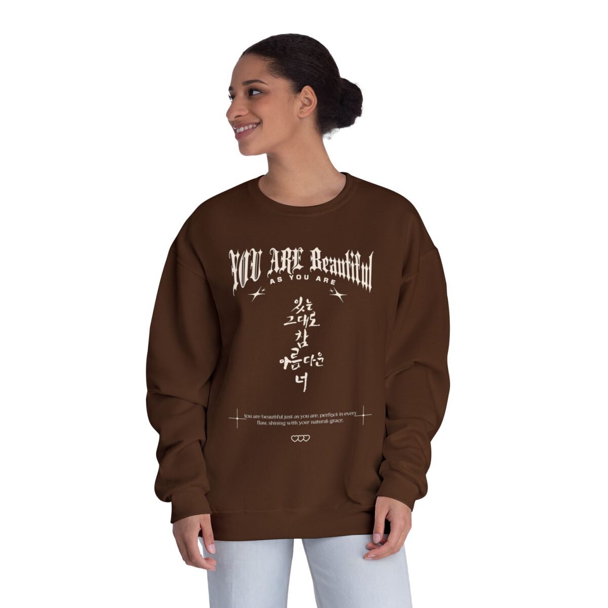 You are beautiful Unisex NuBlend® Crewneck Sweatshirt - Image 8