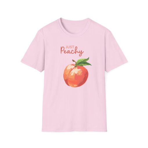 Just Peachy Unisex Softstyle T-Shirt - Fruit-Themed Casual Tee for Summer Vibes - Image 5