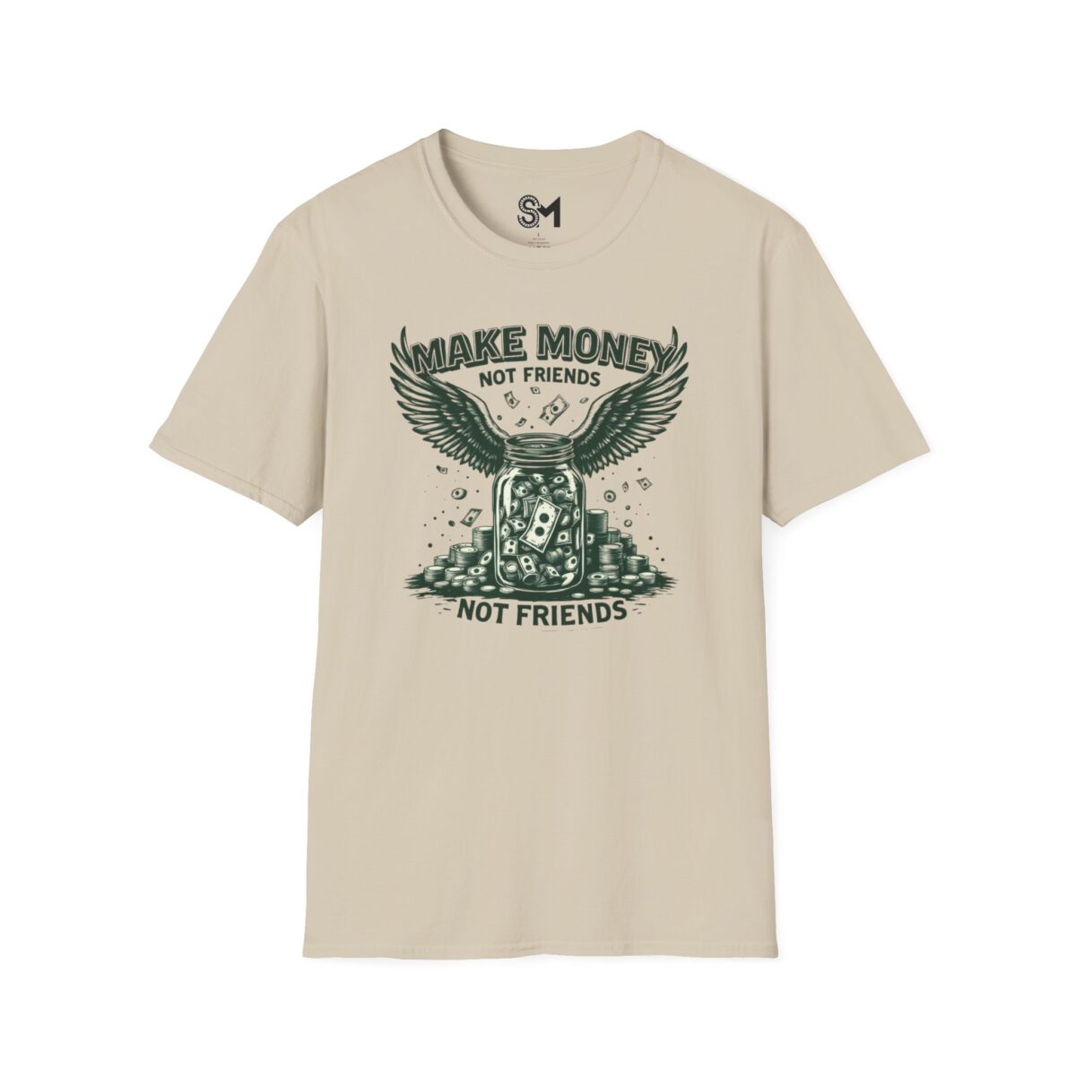 Make Money Unisex Softstyle T-Shirt - Image 5