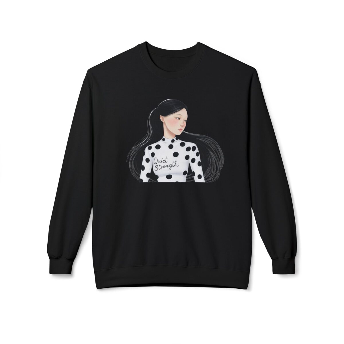 Quite Strength Unisex Midweight Softstyle Fleece Crewneck Sweatshirt - Image 5