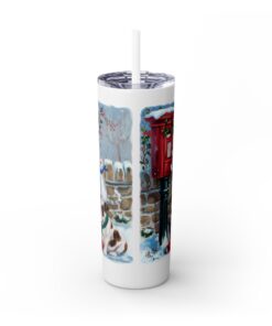 At the postbox Skinny Tumbler with Straw, 20oz