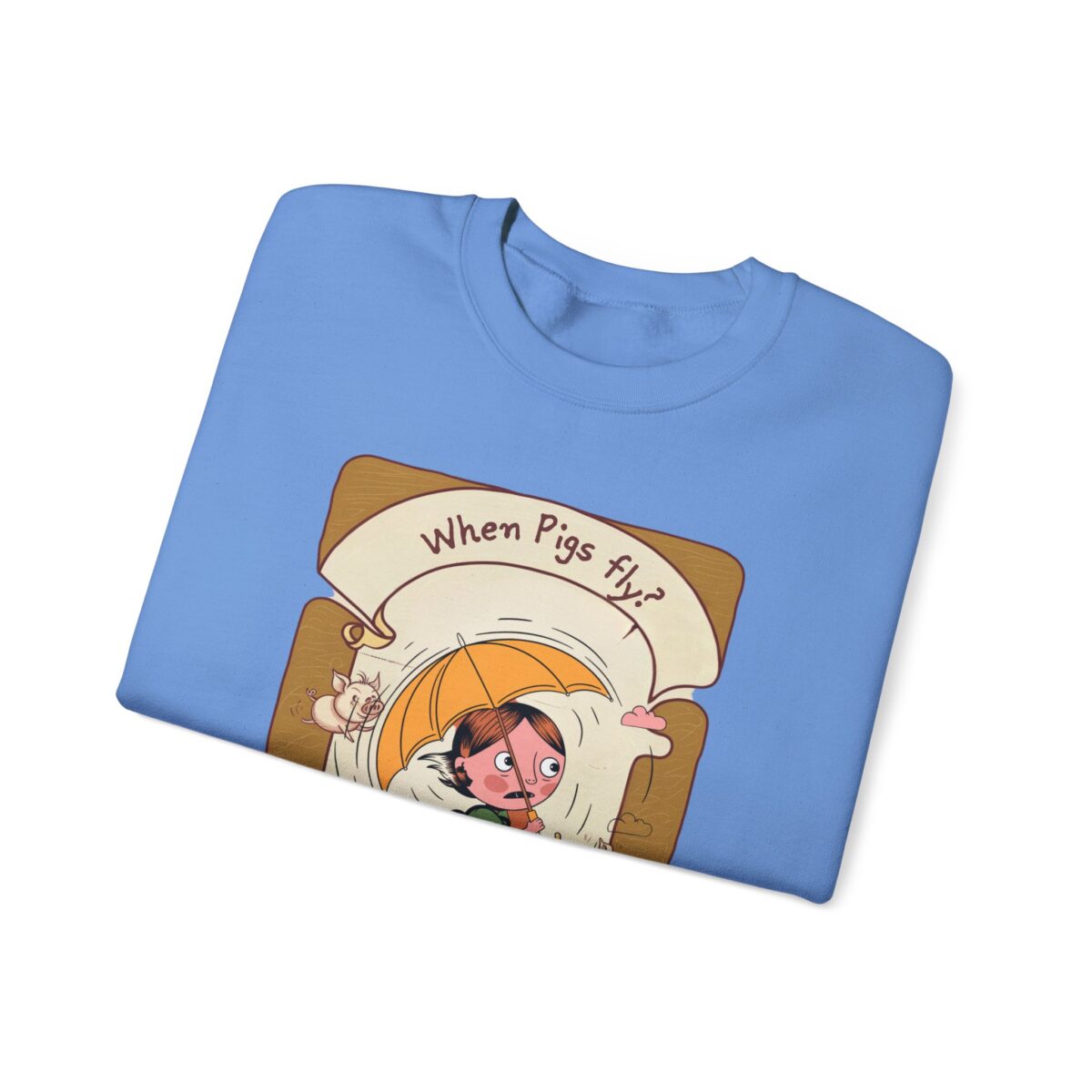 When pigs fly? Unisex Heavy Blend™ Crewneck Sweatshirt - Image 23
