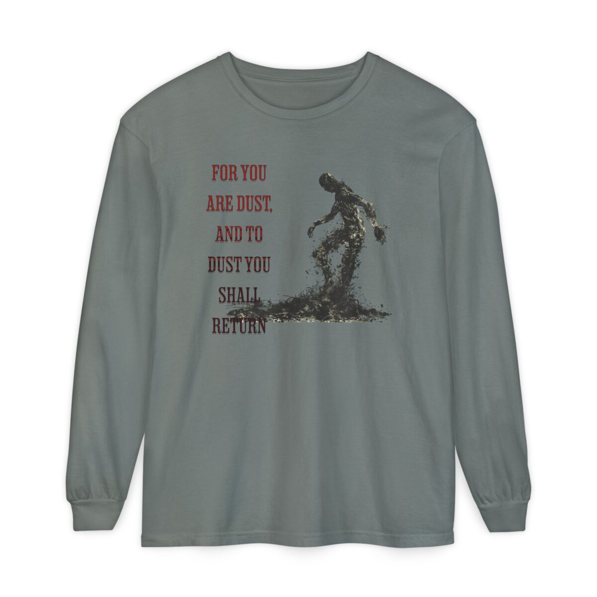Return to soil Unisex Garment-dyed Long Sleeve T-Shirt - Image 21