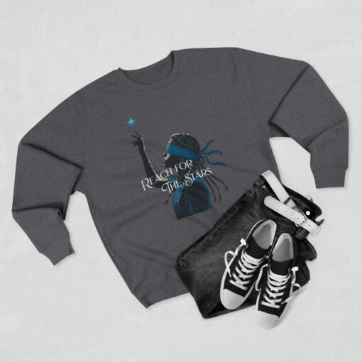 Reach for the stars Unisex Crewneck Sweatshirt - Image 3