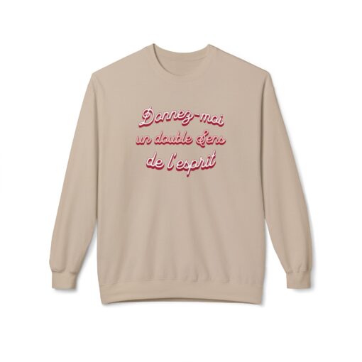 Duble portion of The Spiritual sense Unisex Midweight Softstyle Fleece Crewneck Sweatshirt - Image 5