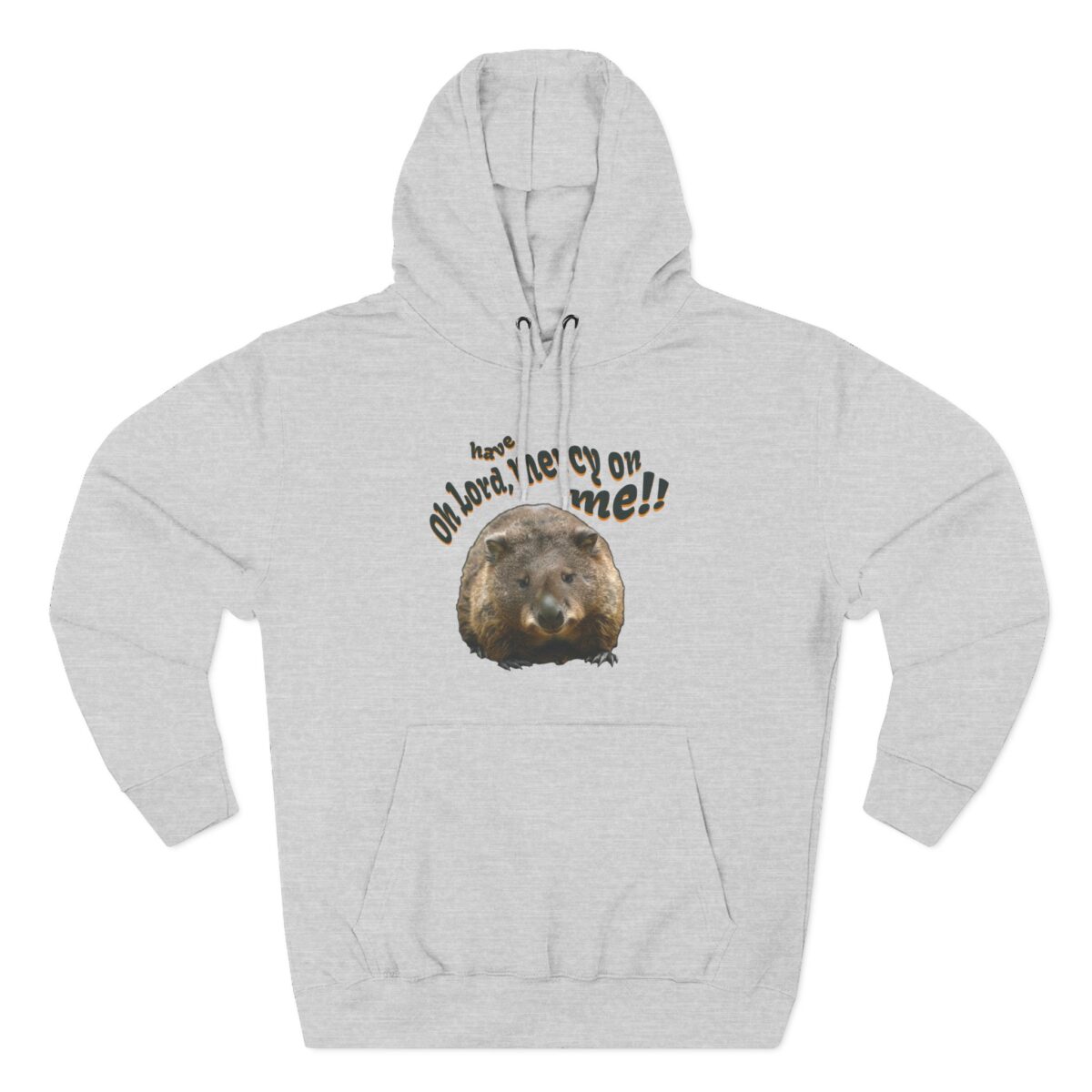 Have mercy on me Lord Three-Panel Fleece Hoodie
