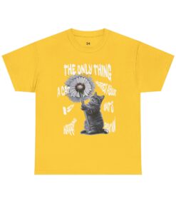 Cat worries Unisex Heavy Cotton Tee