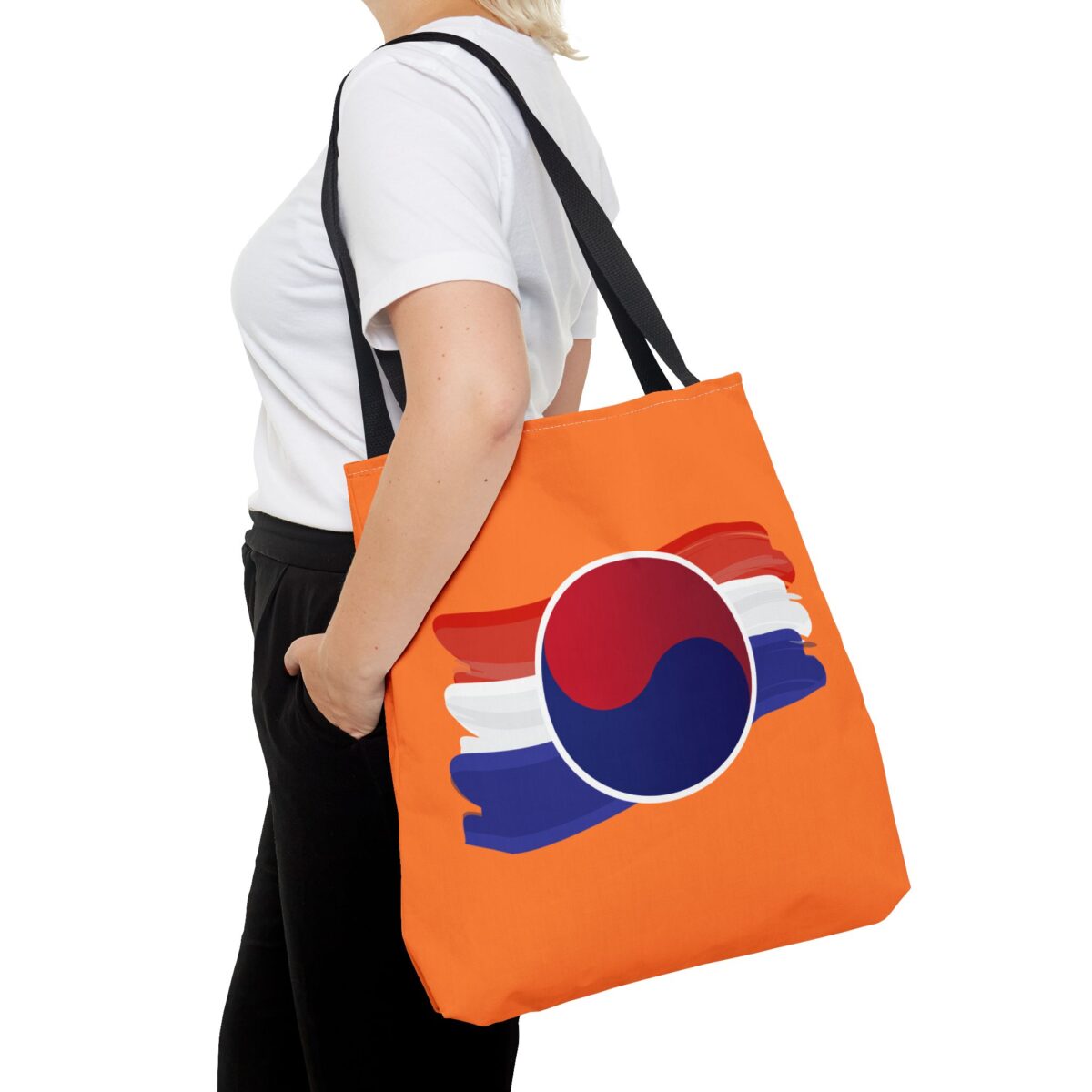 Korean flag Tote Bag (AOP) - Image 12