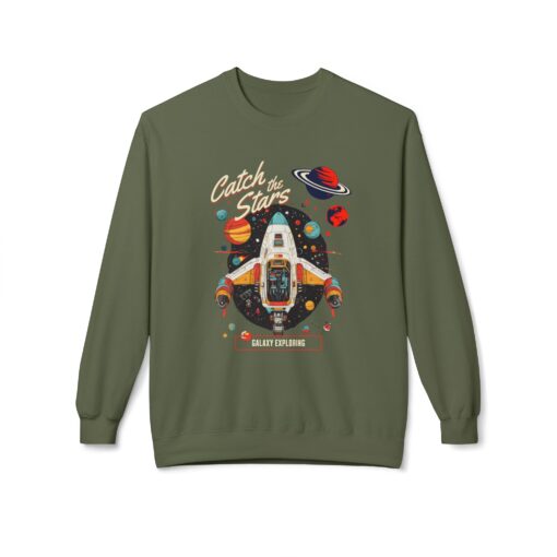 Catch the stars Unisex Midweight Softstyle Fleece Crewneck Sweatshirt - Image 5