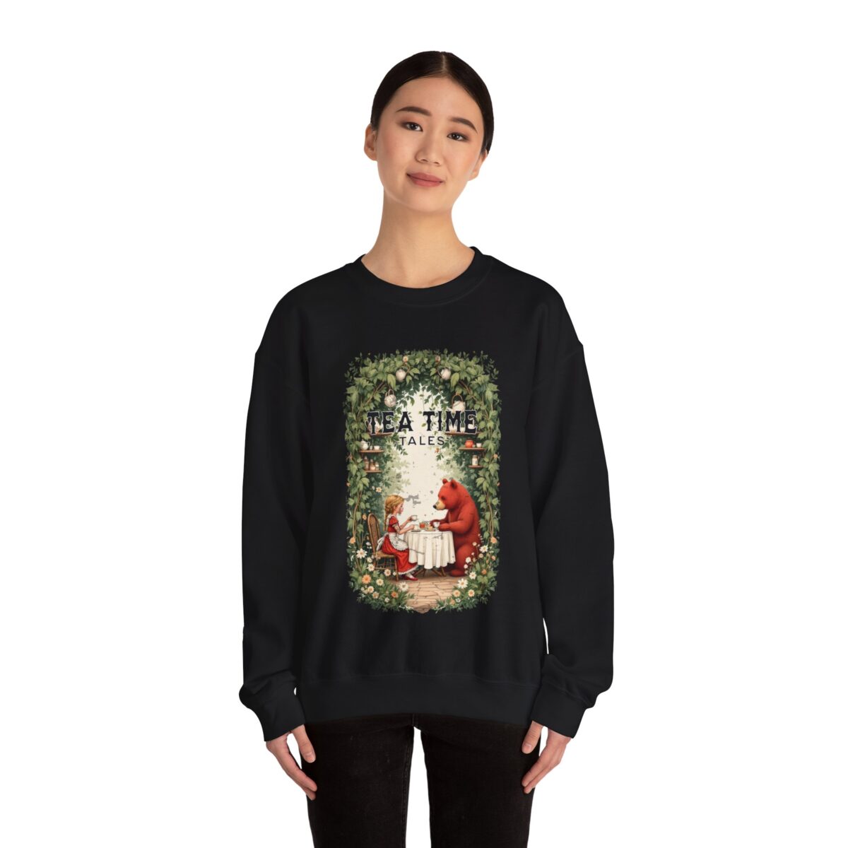 Tea time tales Unisex Heavy Blend™ Crewneck Sweatshirt - Image 12