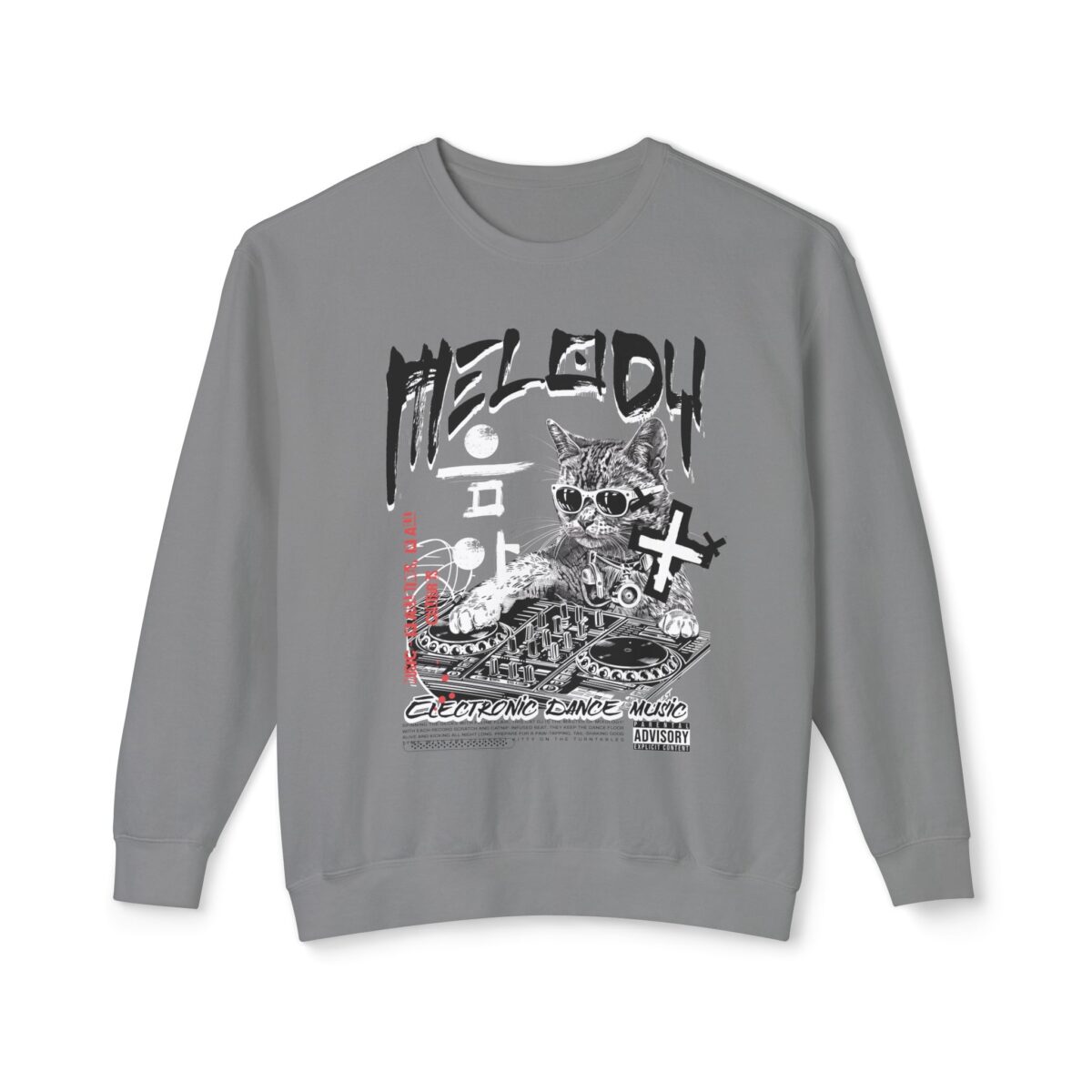 Melody Unisex Lightweight Crewneck Sweatshirt - Image 17