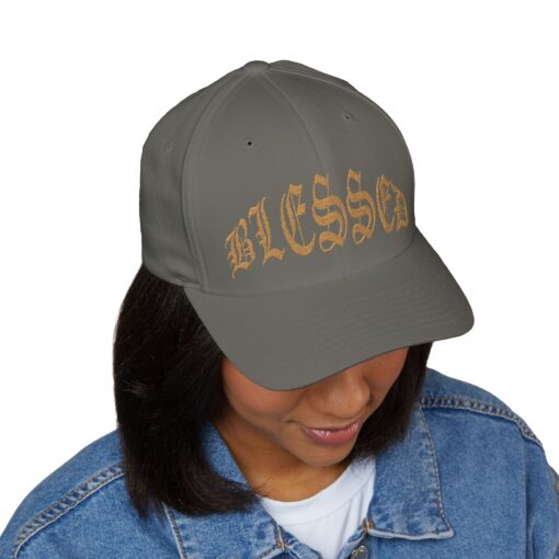Blessed Embroidered Cap - Stylish Closed-Back Structured Hat for Faith and Everyday Wear - Image 7