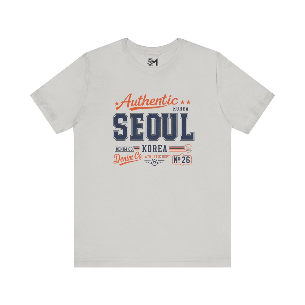SEOUL KOREA Athletic Dept. Unisex Jersey Short Sleeve Tee - Image 17