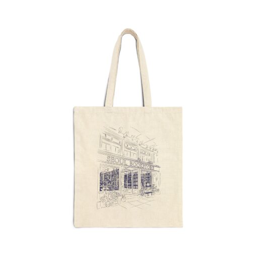 Seoul Bookstore Cotton Canvas Tote Bag