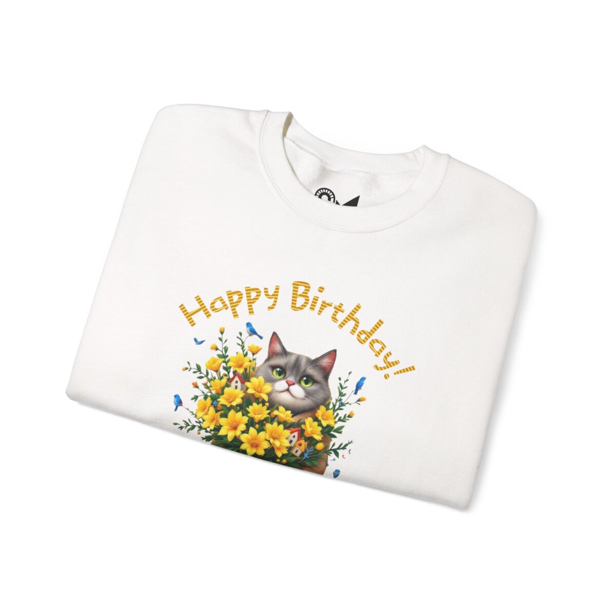 Happy Birthday! Unisex Heavy Blend™ Crewneck Sweatshirt - Image 3