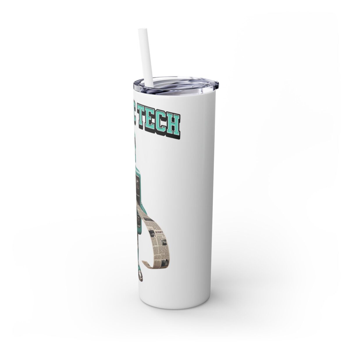 Classic Tech Skinny Tumbler with Straw, 20oz - Image 4
