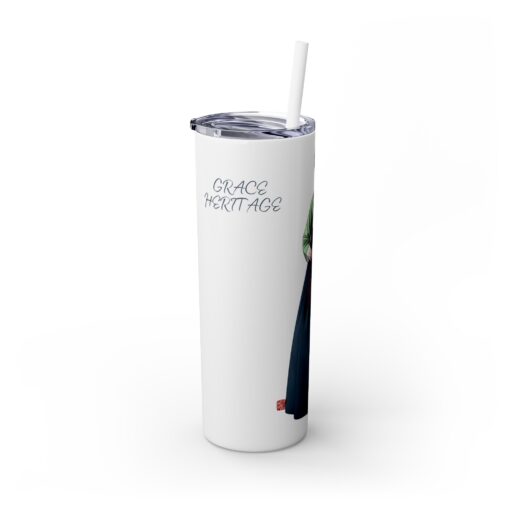 GRACE HERITAGE Skinny Tumbler with Straw, 20oz - Image 2