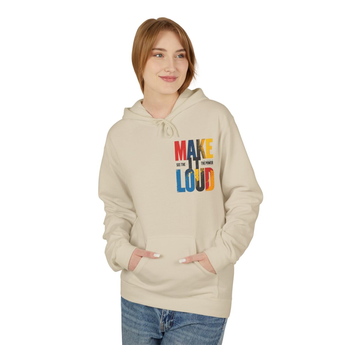 Make it Loud Unisex Midweight Softstyle Fleece Hoodie - Image 11